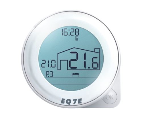 Euroster EQ7E thermostat with weekly programme for underfloor heating