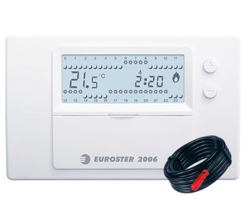Euroster 2006 thermostat with weekly program and floor sensor