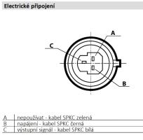 Čidlo tlaku chladiva Carel SPKT0031C0, 0 až 30 bar, vnitřní závit, pro čpavek a glykol (2)