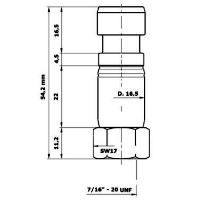 Čidlo tlaku chladiva Carel SPKT0031C0, 0 až 30 bar, vnitřní závit, pro čpavek a glykol (1)