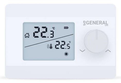 Simple General Life HT250S SET wireless thermostat with wheel