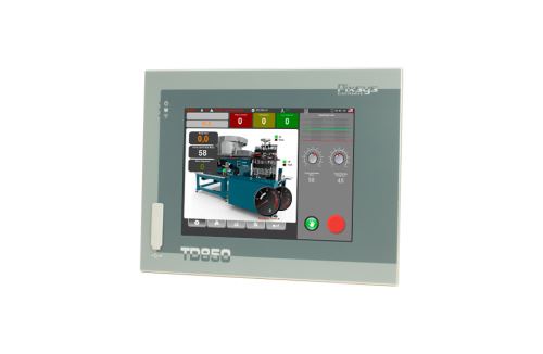 Pixsys TD850-A16 HMI with integrated soft-PLC and Touch LCD