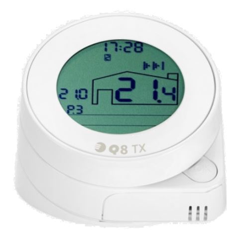 Bezdrátový termostat Euroster EQ8 RXTX s ovládáním ventilátoru