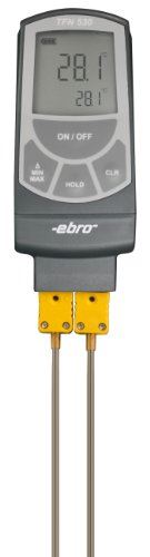 Ebro TFN 530-SMP dual-channel laboratory thermometer with accuracy up to ±0.3°C