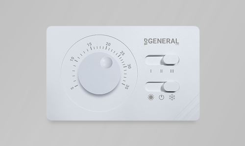 General Life FC100 Room Thermostat for Fan-Coil Units