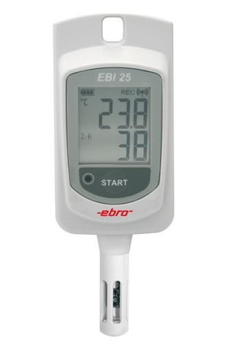 Datalogger teploty a vlhkosti Ebro EBI 25-TH, -30 až +60°C, 0 až 100% RV