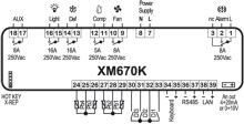 Dixell XM670K 5N3C1 (eq. 5N1C1) power controller board for combined cooling systems (1)