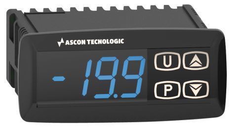 Digitálny panelový termostat Tecnologic Z31SA HS--B s napájaním 230V a modrým displejom