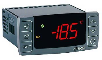 Chladiaci termostat Dixell XR80CX 5P0C1 s výkonom 230 V a reguláciou miešania