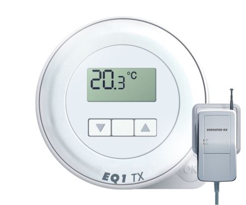 Bezdrôtový termostat Euroster EQ1TXRX s denným programom