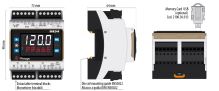 PID regulátor Pixsys DRR244 13ABC-T s izolovaným analógovým výstupom a RS485 (2)
