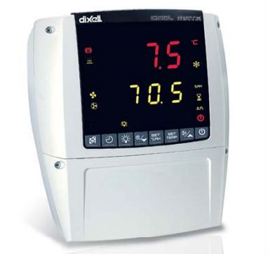 Nástenný termostat Dixell CoolMate XLH260 500C1 pre reguláciu teploty a vlhkosti