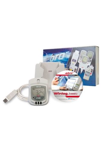 Thermometer and hygrometer Ebro EBI 20-TH1-SET with data logger incl. interface