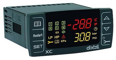 Dixell XC650CX 1C15F controller for condensing units with 5 outputs and Digital Scroll compressor control