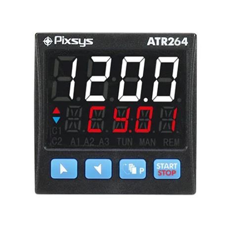 Pixsys ATR264-12ABC-T process controller with NFC programming, 15 cycles / 30 steps