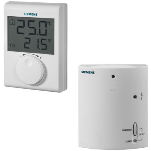 Bezdrôtový priestorový termostat Siemens RDH100 RF/SET