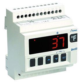 Termostat chladenia Dixell XR10D 5P0C0 s napájaním 230V na DIN