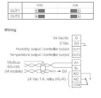 Produal KLK 100 humidity and temperature sensor for air ducts (1)