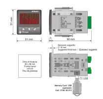 PID regulátor Pixsys ATR227-12ABC s pokročilým řízením výstupního výkonu a synchronizací (2)