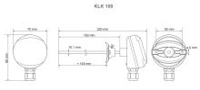 Produal KLK 100 humidity and temperature sensor for air ducts (2)