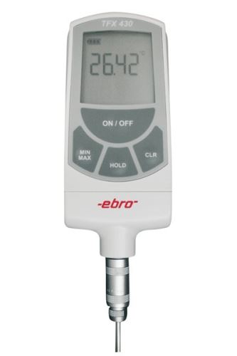Ebro TFX 430 needle thermometer with TPX 130 probe, -100 to +500°C