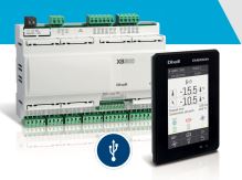 XB887D medium/large volume shock cooling and freezing control unit for 10 DIN rail with VISOTOUCH connection (3)