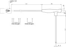 Pt100 needle probe - TRPF 90 (1)