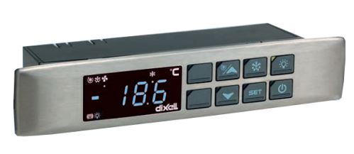 Termostat chladenia Dixell XW20L X5N0D1 v nerezovom prevedení s napájaním 230V