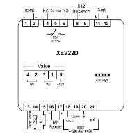Řídící jednotka Dixell XEV22D 1P2C0 pro ovládání elektronických expanzních ventilů (1)