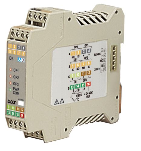 PID controller Ascon Tecnologic D3 5150 0000 with double-acting control