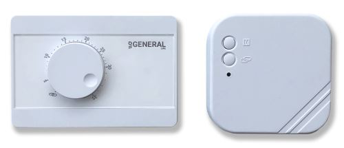 Jednoduchý bezdrátový pokojový termostat General Life HT100-RF