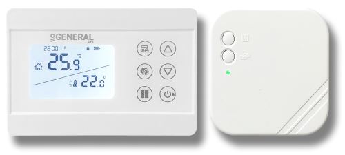 Wireless WIFI thermostat with daily or weekly program, compatible with Smart Life app